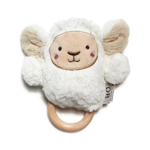 Wooden Teether | Baby Toys | Lee Lamb Dingaring Teething Rattle O.B. Designs 