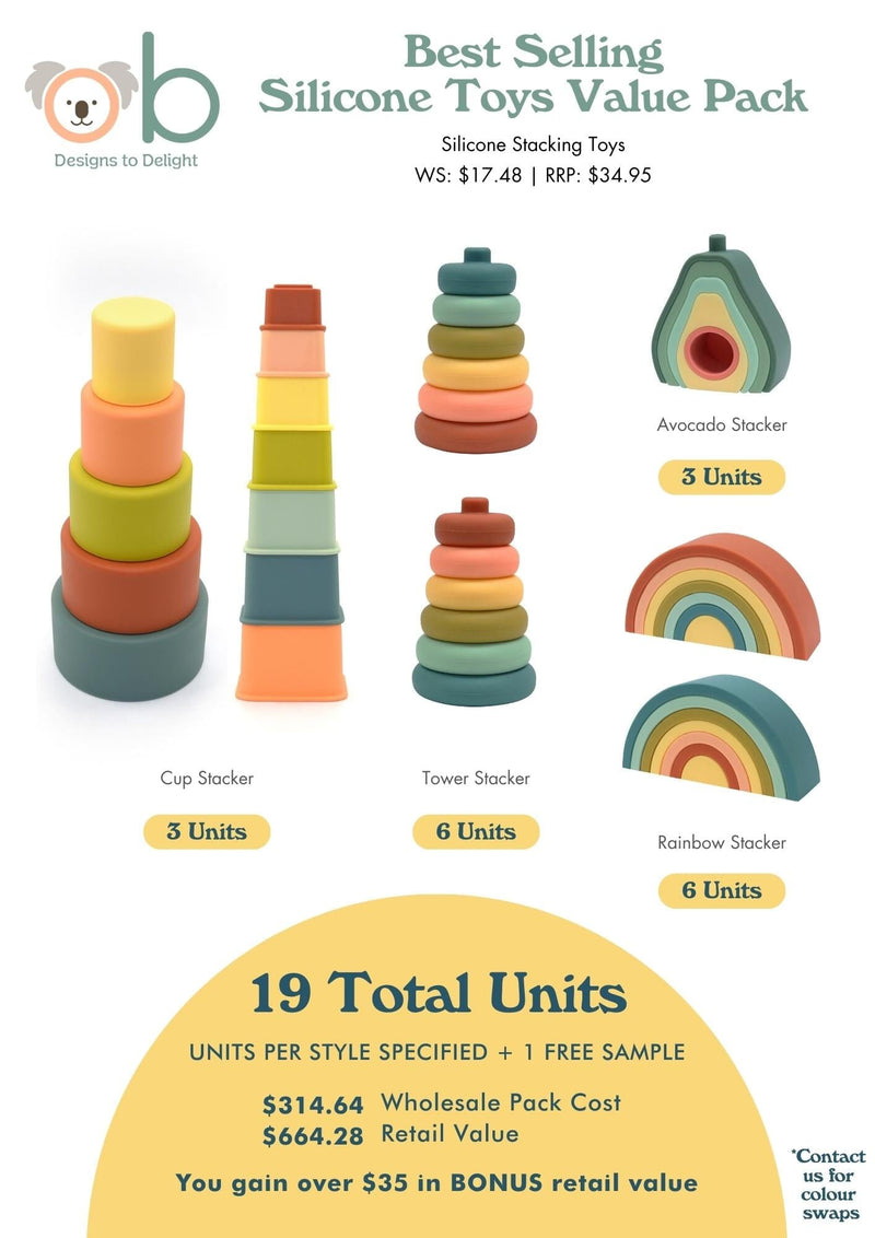 Silicone Toys Value Pack O.B. Designs AUS 