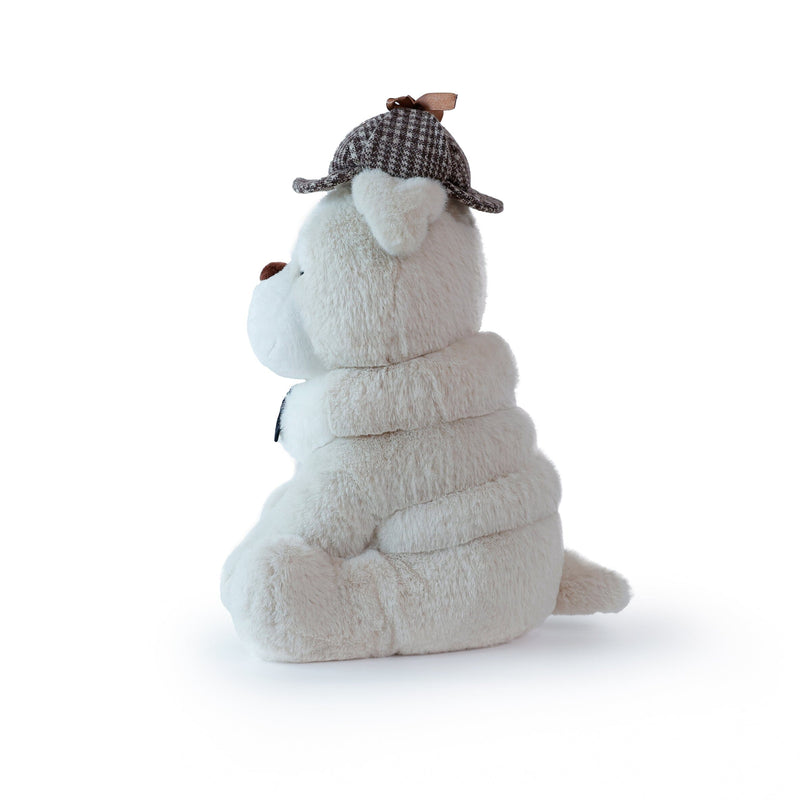 Boris Bulldog Soft Toy (Vegan Angora) 10"/ 26cm Stuffed Animal Toy OB "Designs to Delight!" 