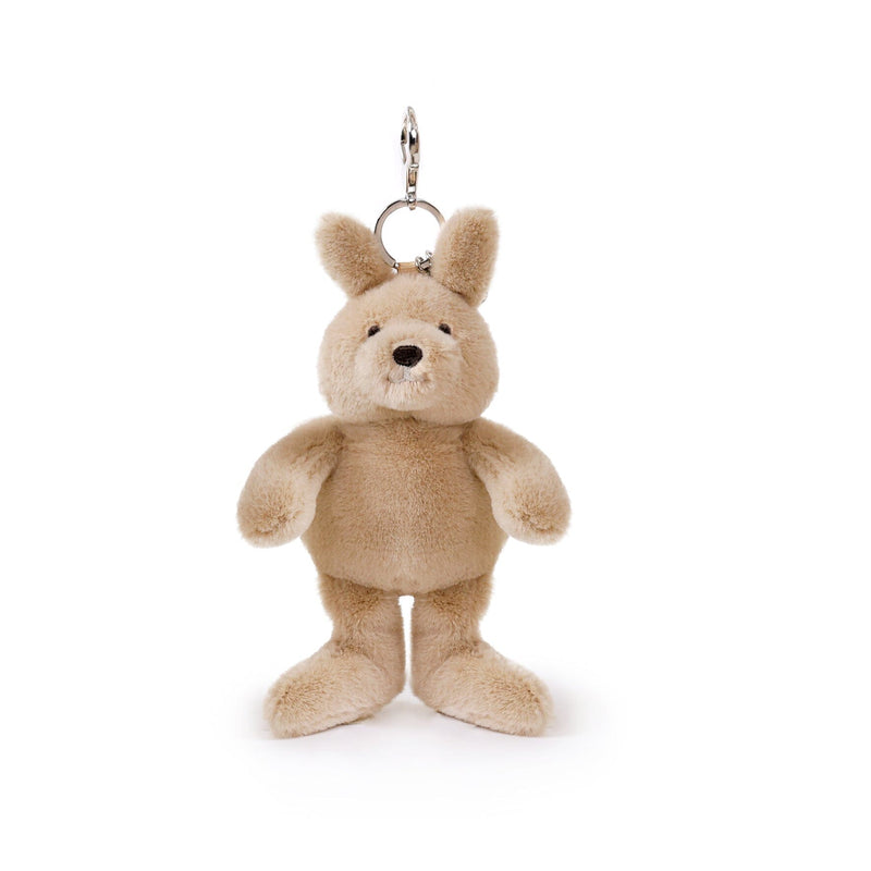 Kip Kangaroo Bag Charm (Vegan Angora) 7"/ 18 cm Stuffed Animal Toy OB "Designs to Delight!" 