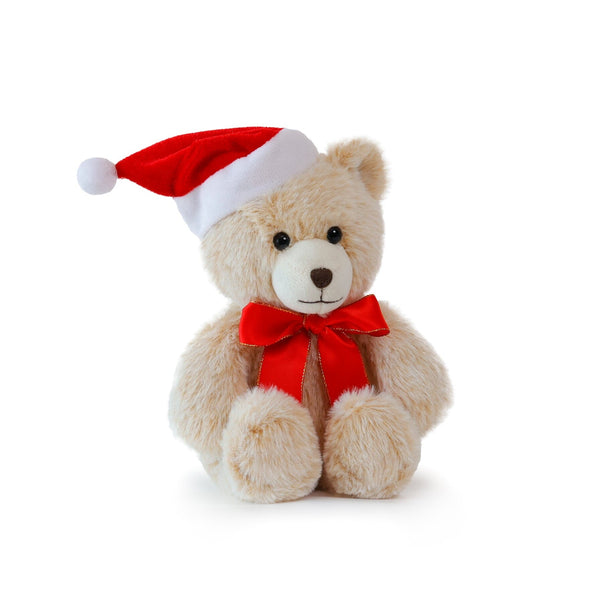 Little Theo Christmas Bear Soft Toy 10" / 25cm Stuffed Animal Toy OB "Designs to Delight!" 