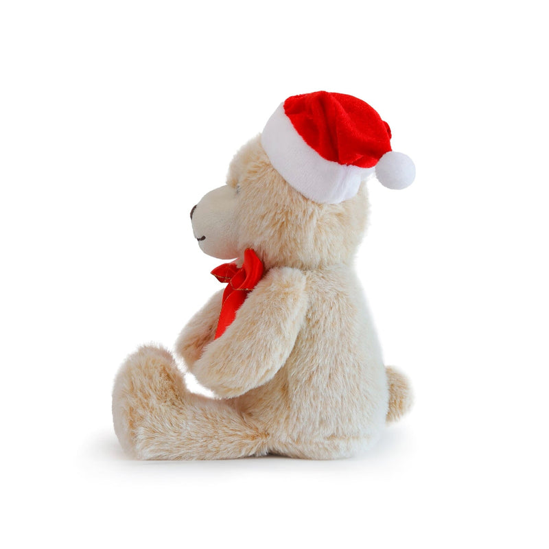 Little Theo Christmas Bear Soft Toy 10" / 25cm Stuffed Animal Toy OB "Designs to Delight!" 