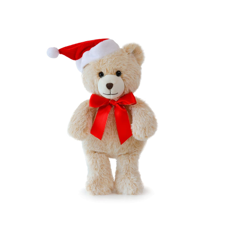 Little Theo Christmas Bear Soft Toy 10" / 25cm Stuffed Animal Toy OB "Designs to Delight!" 