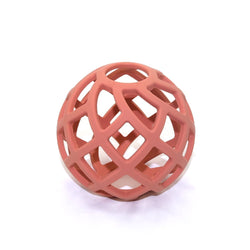 Eco-Friendly Teether Ball | Blush Baby Soothers O.B.Designs USA | Baby Soft Plush Toys & Decor Ethically Made 