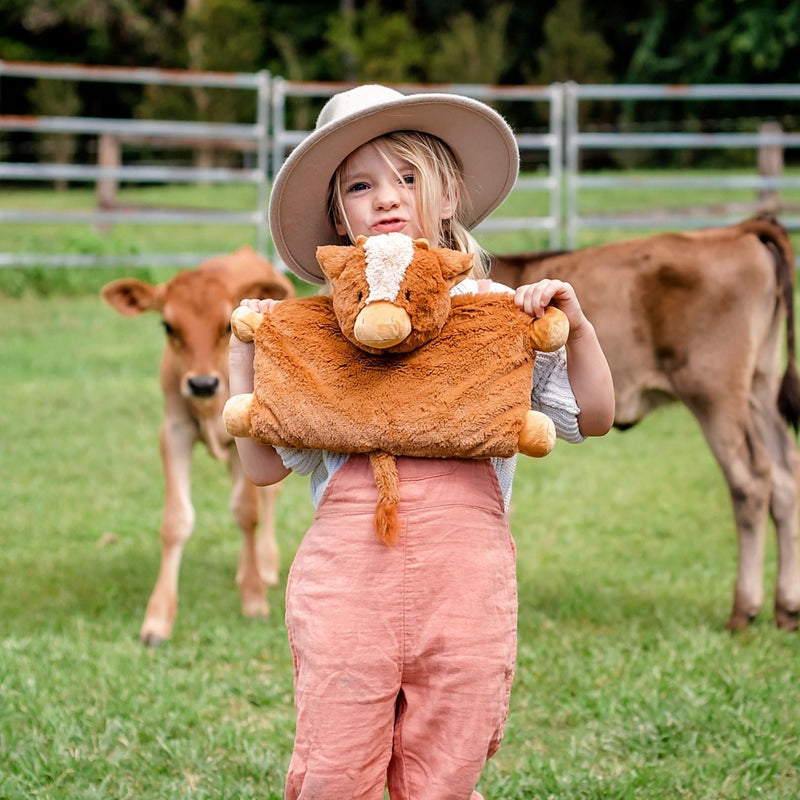 Cow Soft Toy Australia | Billy Cow Soft Toy Big Hugs Plush O.B. Designs 