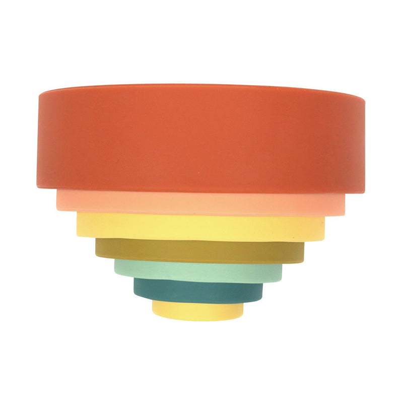 Silicone Rainbow Stacker | Cherry | Ethically Made | Eco-Friendly | Toys for Kids | O.B. Designs Australia