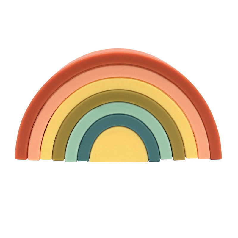 Silicone Rainbow Stacker | Cherry | Ethically Made | Eco-Friendly | Toys for Kids | O.B. Designs Australia