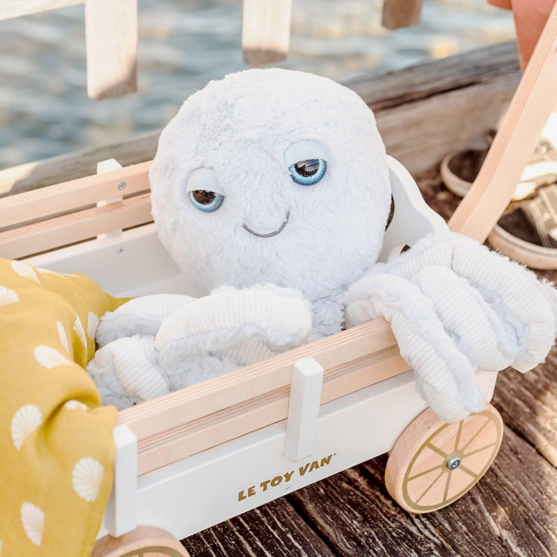Octopus Soft Toy | Ethically Made | Eco-Friendly | Soft Blue | Sea Toys for Kids | O.B. Designs Australia