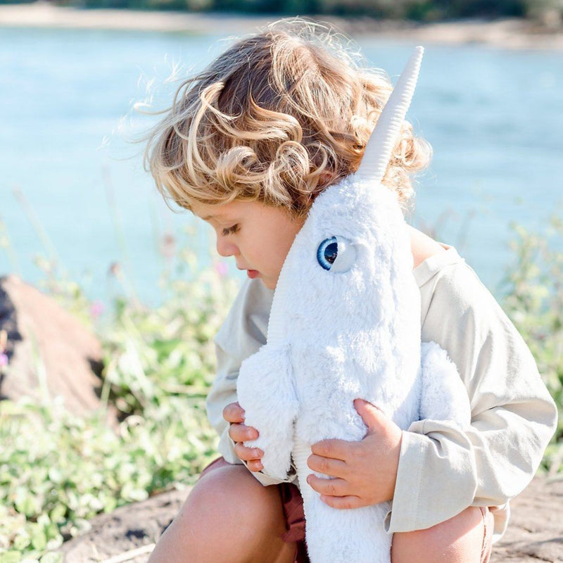 Blue Narwhal Soft Toy | Ethically Made | Eco-Friendly | Sea Toys for Kids | O.B. Designs Australia 