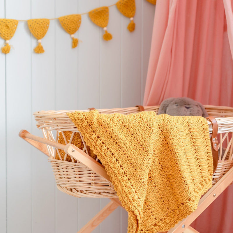 Turmeric | Crochet Baby Blanket | Handmade | OB Designs Decor Range O.B. Designs 