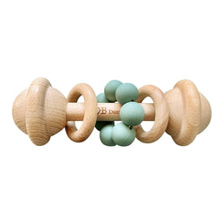 Ocean | Eco-Friendly Wooden Rattle Toy Wooden Teether O.B. Designs Baby Toys - Plush Toys - Crochet Blankets Ethically Made 