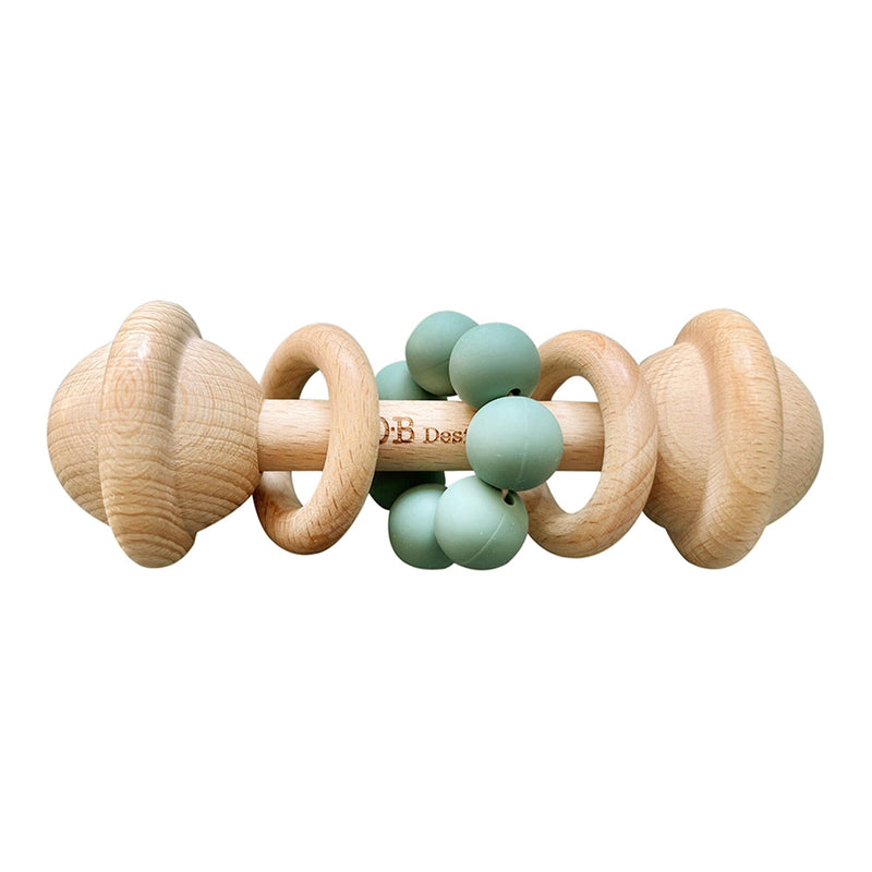 Ocean | Eco-Friendly Wooden Rattle Toy Wooden Teether O.B. Designs Baby Toys - Plush Toys - Crochet Blankets Ethically Made 