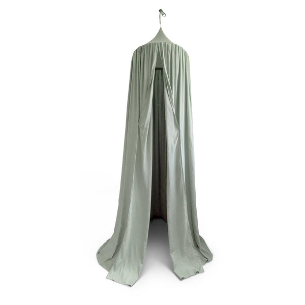 Sage Green Linen Canopy | Boho Luxurious Canopies | Handmade O.B. Designs Baby Toys - Plush Toys - Crochet Blankets Ethically Made 