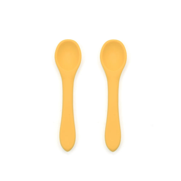 Stage 1 Spoon | Mango | Pack of 2 O.B. Designs Baby Toys - Plush Toys - Crochet Blankets Ethically Made 