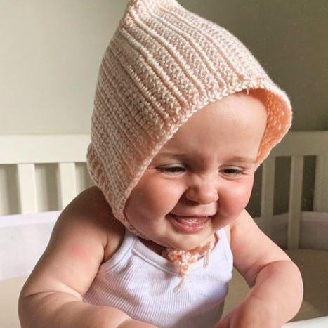 Peach | Crochet Bonnet & Bootie Set | Handmade | OB Designs Decor Range O.B. Designs Baby Toys - Plush Toys - Crochet Blankets Ethically Made 